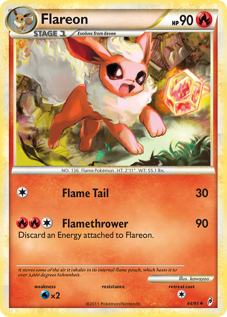 Flareon (44/95) [HeartGold & SoulSilver: Call of Legends] | North Game Den