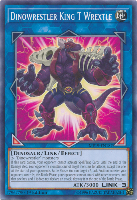 Dinowrestler King T Wrextle [MP19-EN187] Common | North Game Den