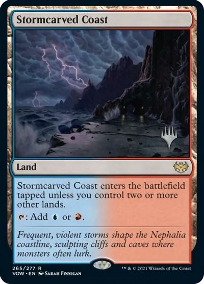 Stormcarved Coast (Promo Pack) [Innistrad: Crimson Vow Promos] | North Game Den