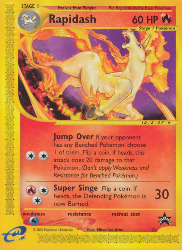 Rapidash (51) [Wizards of the Coast: Black Star Promos] | North Game Den
