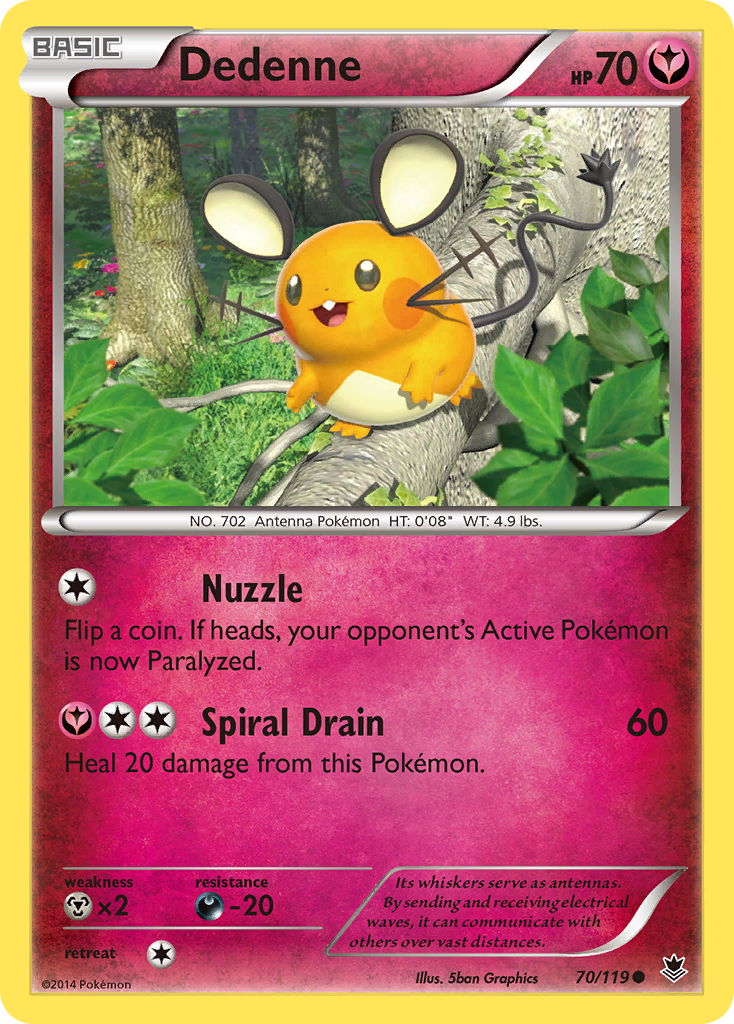 Dedenne (70/119) [XY: Phantom Forces] | North Game Den