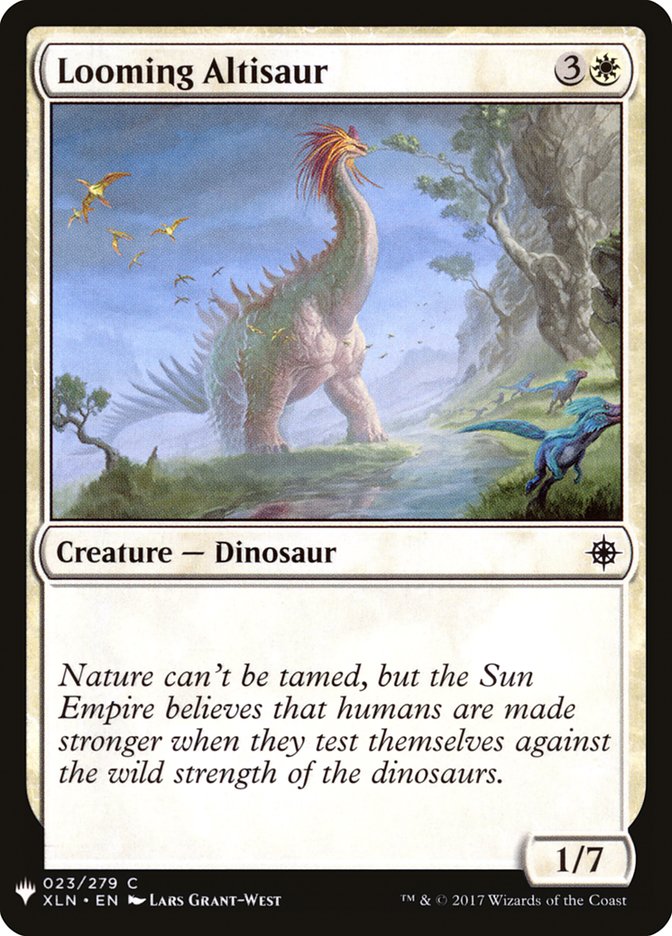Looming Altisaur [Mystery Booster] | North Game Den