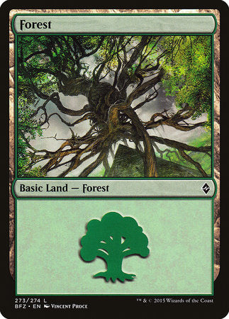 Forest (273) [Battle for Zendikar] | North Game Den