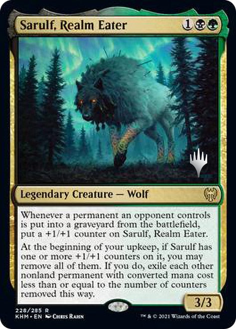 Sarulf, Realm Eater [Kaldheim Promo Pack] | North Game Den