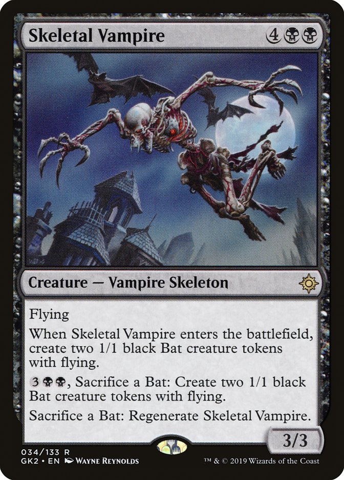 Skeletal Vampire [Ravnica Allegiance Guild Kit] | North Game Den