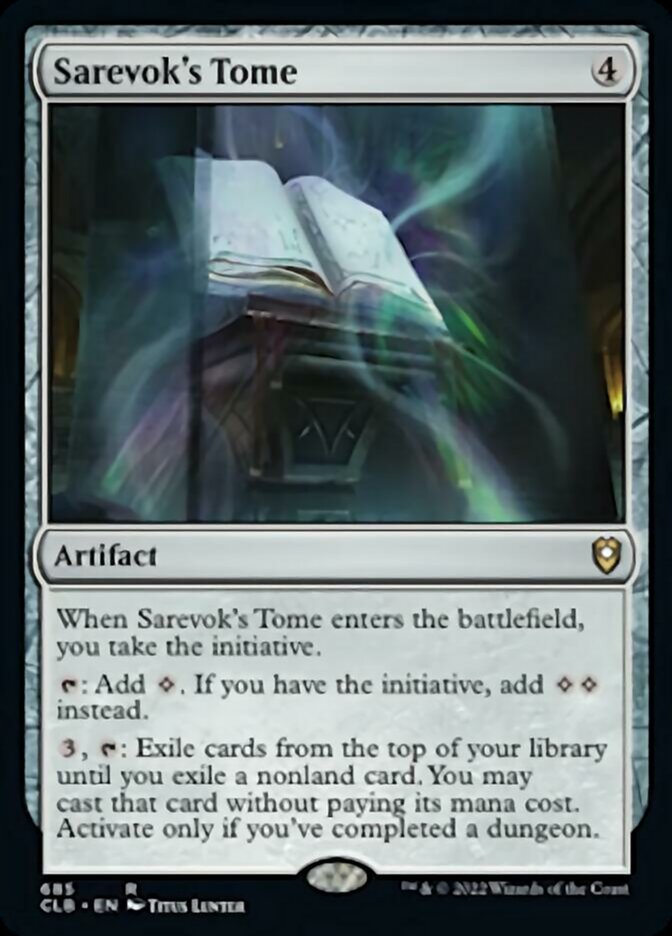 Sarevok's Tome [Commander Legends: Battle for Baldur's Gate] | North Game Den