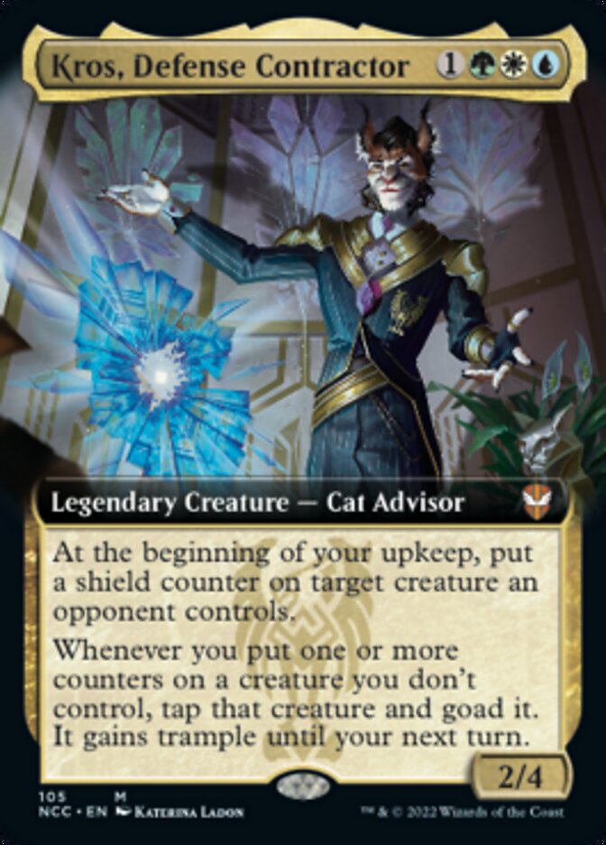 Kros, Defense Contractor (Extended Art) [Streets of New Capenna Commander] | North Game Den