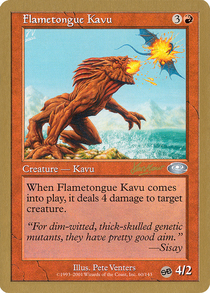 Flametongue Kavu (Sim Han How) (SB) [World Championship Decks 2002] | North Game Den