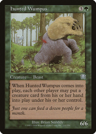 Hunted Wumpus [Mercadian Masques] | North Game Den