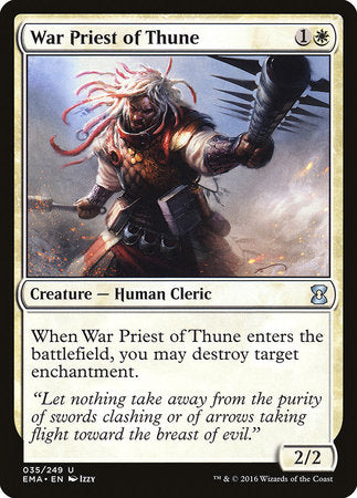 War Priest of Thune [Eternal Masters] | North Game Den