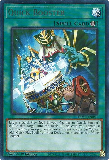 Quick Booster [TAMA-EN052] Rare | North Game Den