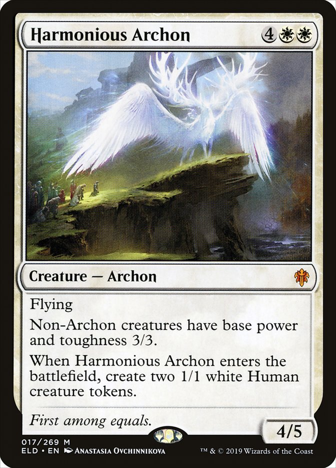 Harmonious Archon [Throne of Eldraine] | North Game Den