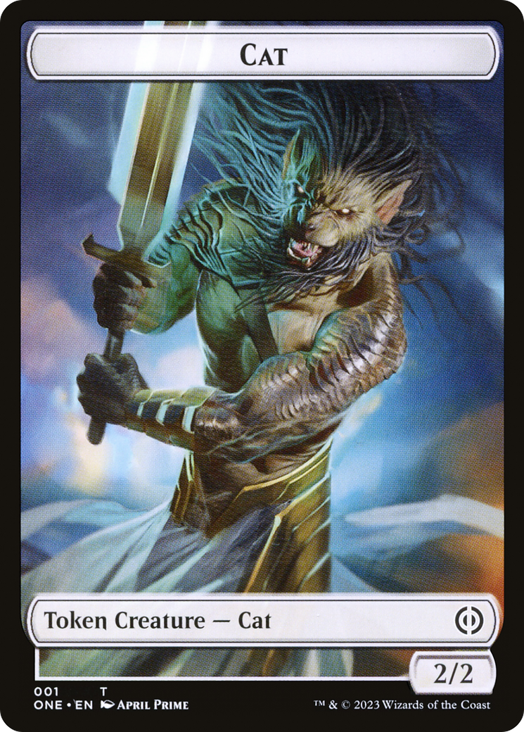 Cat Token [Phyrexia: All Will Be One Tokens] | North Game Den