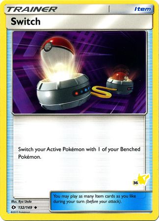 Switch (132/149) (Pikachu Stamp #36) [Battle Academy 2020] | North Game Den