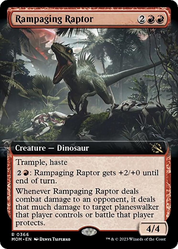 Rampaging Raptor (Extended Art) [March of the Machine] | North Game Den