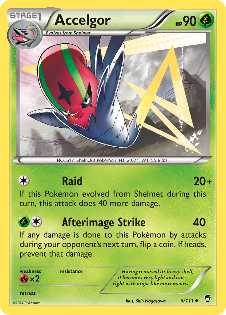 Accelgor (9/111) [XY: Furious Fists] | North Game Den