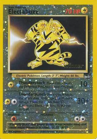 Electabuzz (1) (Winner) [Best of Promos] | North Game Den