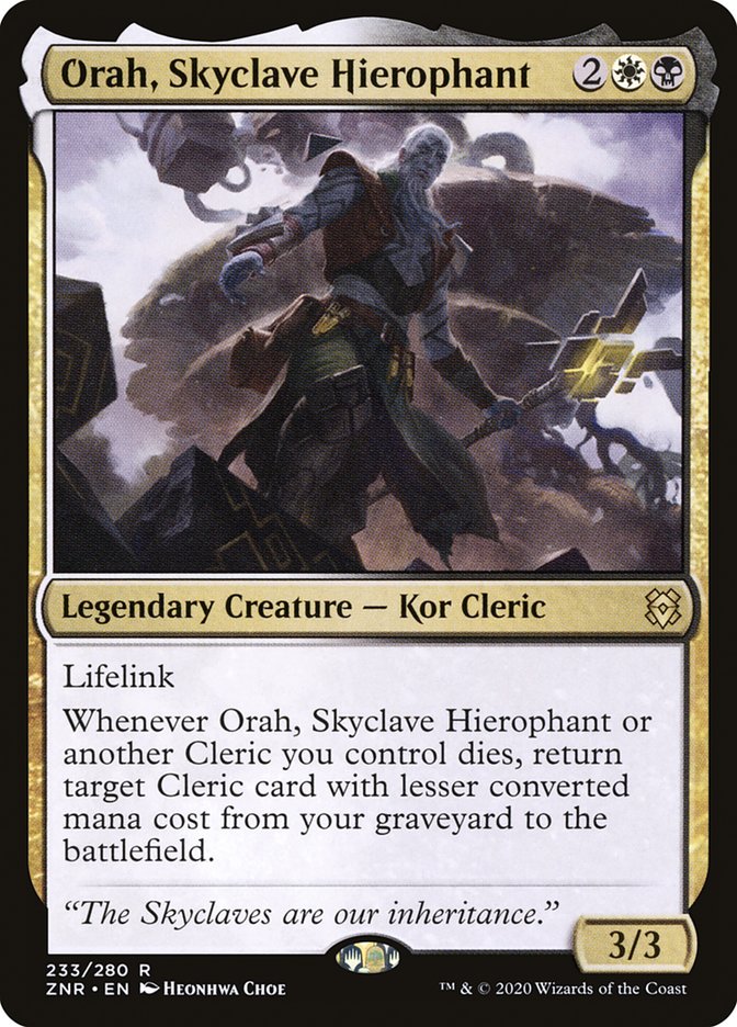 Orah, Skyclave Hierophant [Zendikar Rising] | North Game Den