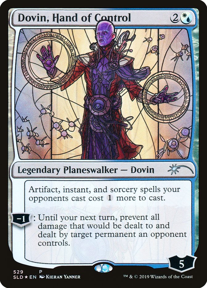 Dovin, Hand of Control (Stained Glass) [Secret Lair Drop Promos] | North Game Den