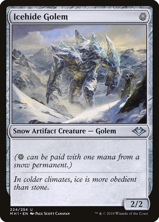 Icehide Golem [Modern Horizons] | North Game Den
