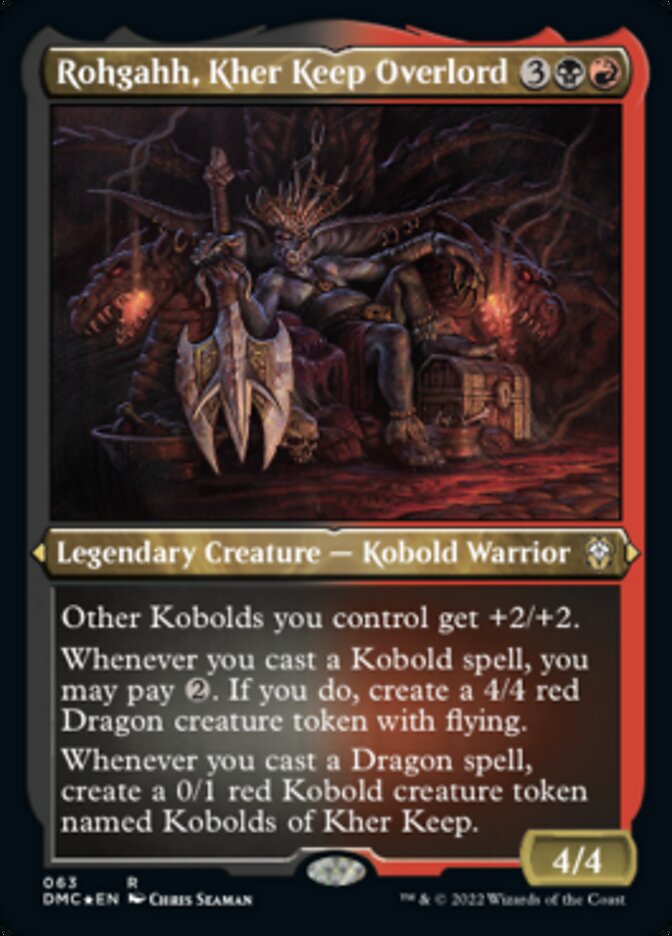 Rohgahh, Kher Keep Overlord (Foil Etched) [Dominaria United Commander] | North Game Den