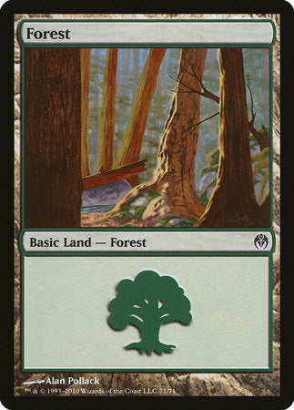 Forest (71) [Duel Decks: Phyrexia vs. the Coalition] | North Game Den