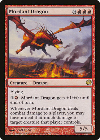 Mordant Dragon [Duel Decks: Knights vs. Dragons] | North Game Den