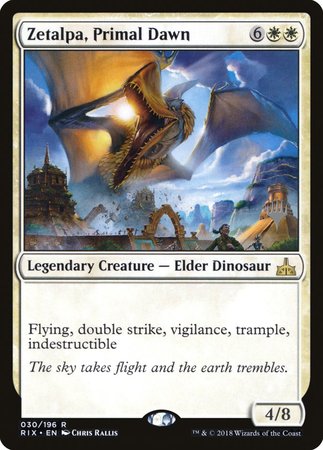 Zetalpa, Primal Dawn [Rivals of Ixalan Promos] | North Game Den