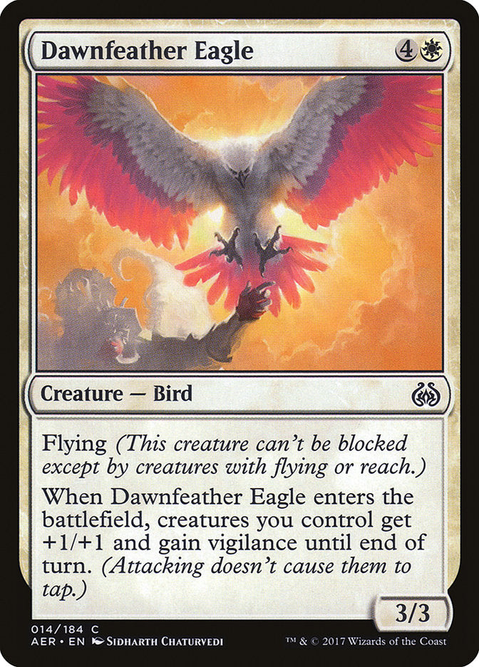Dawnfeather Eagle (Intro Pack) [Aether Revolt Promos] | North Game Den