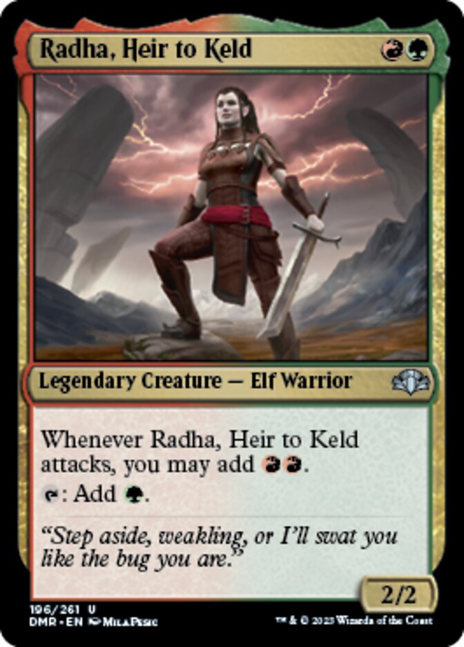 Radha, Heir to Keld [Dominaria Remastered] | North Game Den