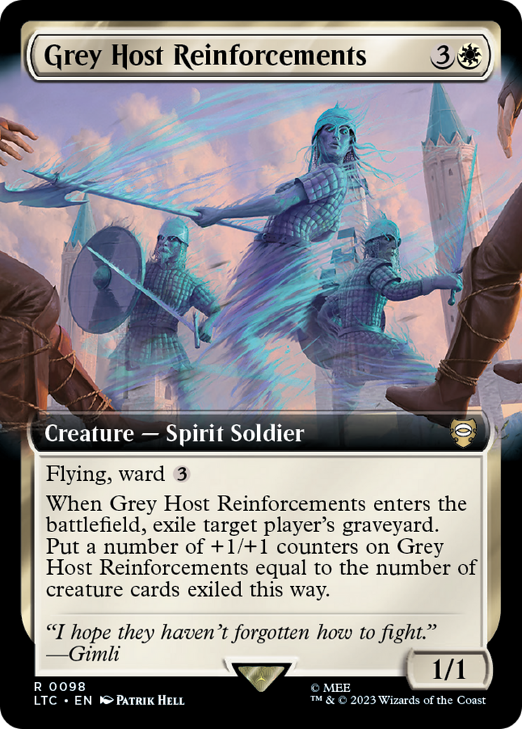 Grey Host Reinforcements (Extended Art) [The Lord of the Rings: Tales of Middle-Earth Commander] | North Game Den