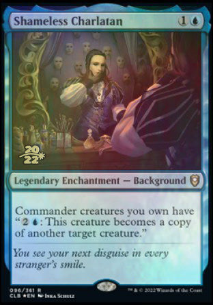 Shameless Charlatan [Commander Legends: Battle for Baldur's Gate Prerelease Promos] | North Game Den