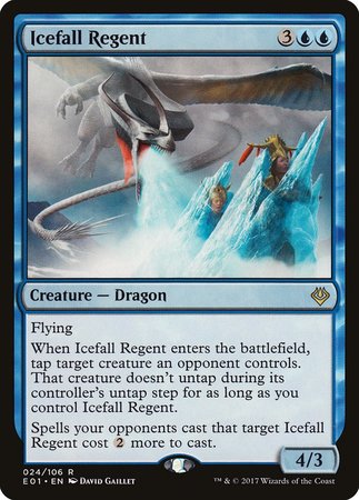 Icefall Regent [Archenemy: Nicol Bolas] | North Game Den