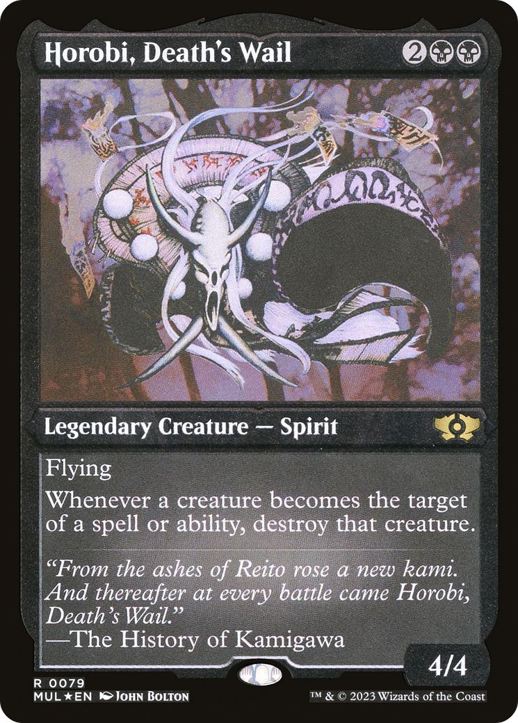 Horobi, Death's Wail (Foil Etched) [Multiverse Legends] | North Game Den