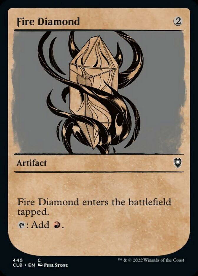 Fire Diamond (Showcase) [Commander Legends: Battle for Baldur's Gate] | North Game Den