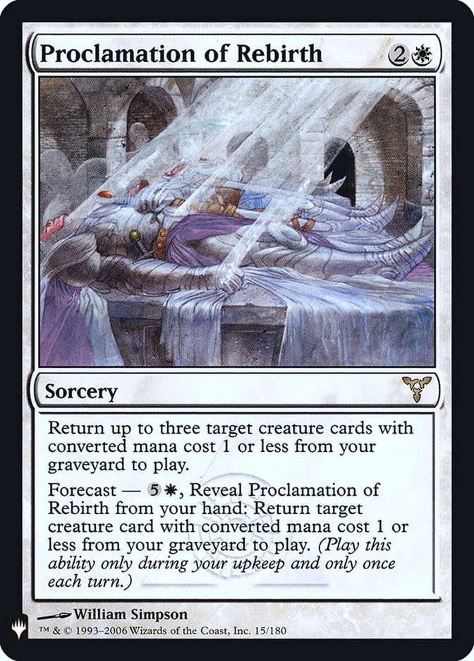Proclamation of Rebirth [Mystery Booster] | North Game Den