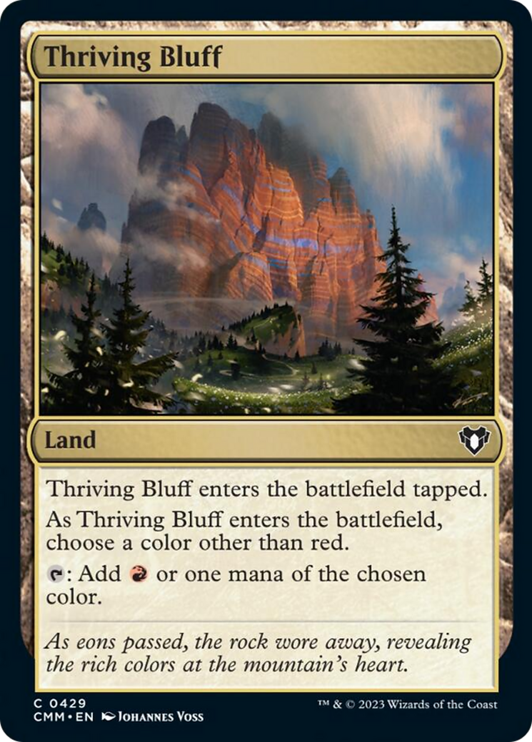 Thriving Bluff [Commander Masters] | North Game Den