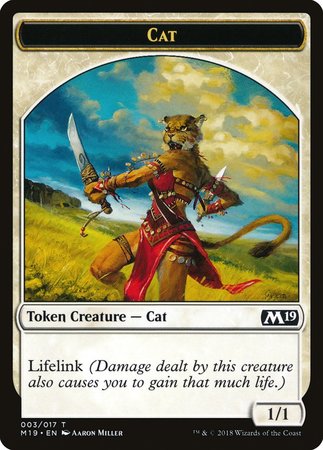 Cat Token [Core Set 2019 Tokens] | North Game Den