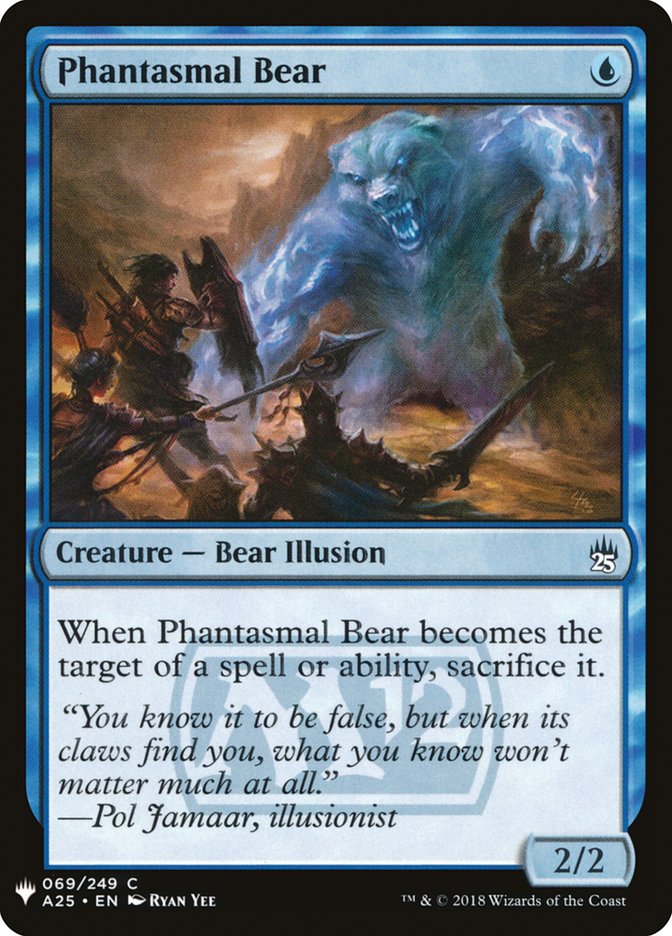 Phantasmal Bear [Mystery Booster] | North Game Den