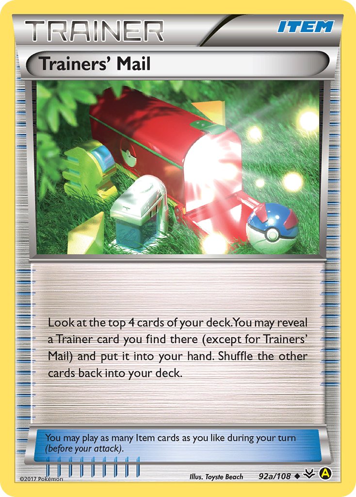 Trainers Mail (92a/108) [Alternate Art Promos] | North Game Den