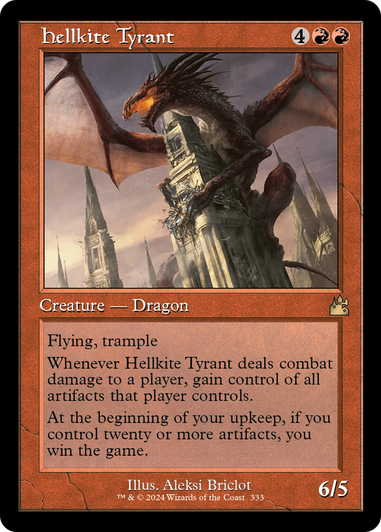 Hellkite Tyrant (Retro Frame) [Ravnica Remastered] | North Game Den