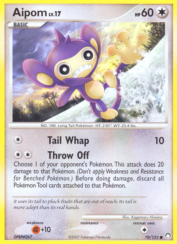 Aipom (70/123) [Diamond & Pearl: Mysterious Treasures] | North Game Den