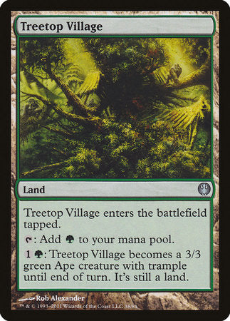 Treetop Village [Duel Decks: Knights vs. Dragons] | North Game Den