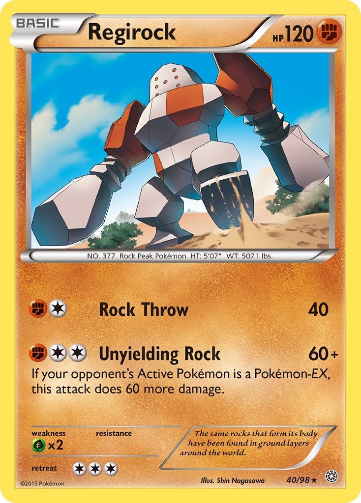 Regirock (40/98) (Theme Deck Exclusive) [XY: Ancient Origins] | North Game Den