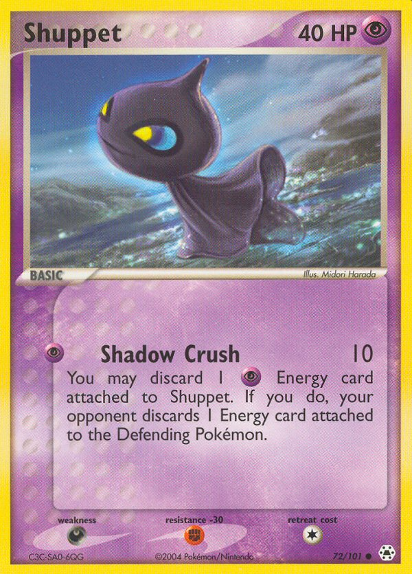 Shuppet (72/101) [EX: Hidden Legends] | North Game Den