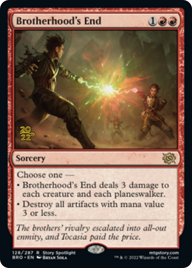 Brotherhood's End [The Brothers' War: Prerelease Promos] | North Game Den