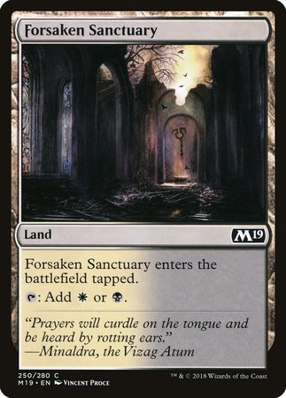 Forsaken Sanctuary [Core Set 2019] | North Game Den