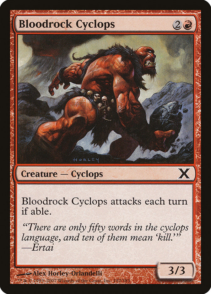 Bloodrock Cyclops [Tenth Edition] | North Game Den
