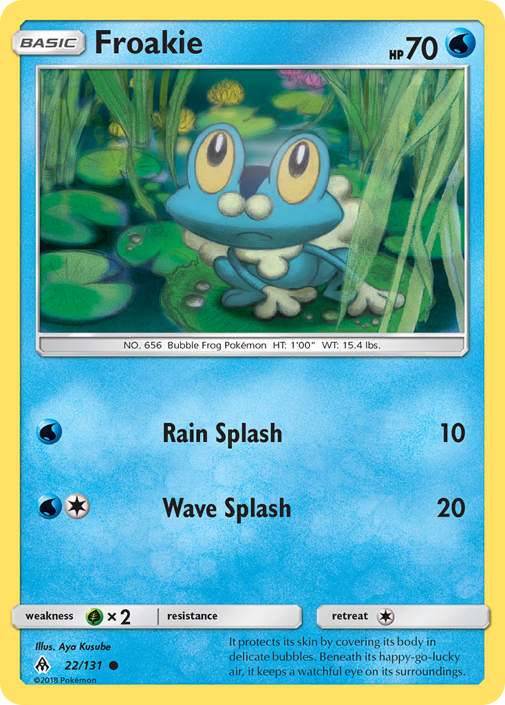 Froakie (22/131) [Sun & Moon: Forbidden Light] | North Game Den