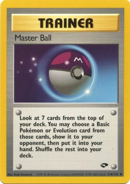 Master Ball (116/132) [Gym Challenge Unlimited] | North Game Den